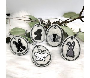 ITH Stickdatei - Osterbaum Anhänger